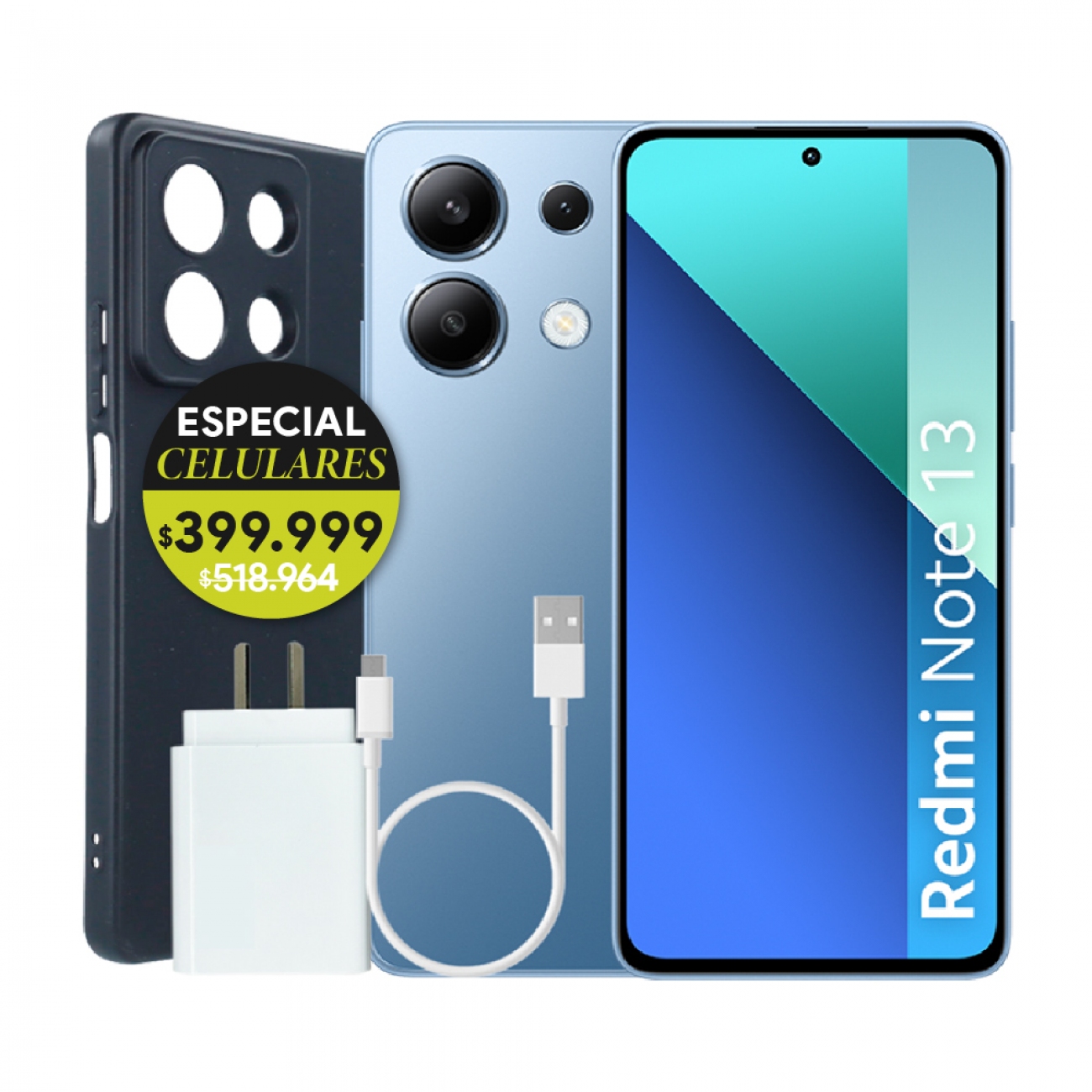 Imagen Celular Xiaomi Redmi Note 13 6,7" 6/128 Gb Ice Blue
