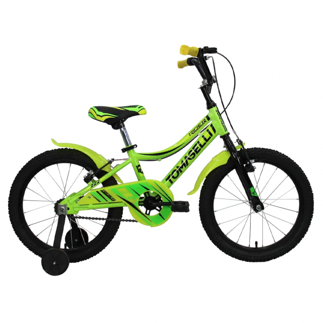 Imagen Bicicleta Niño Tomaselli Rider R16" Frenos V-brake Rueditas Ver