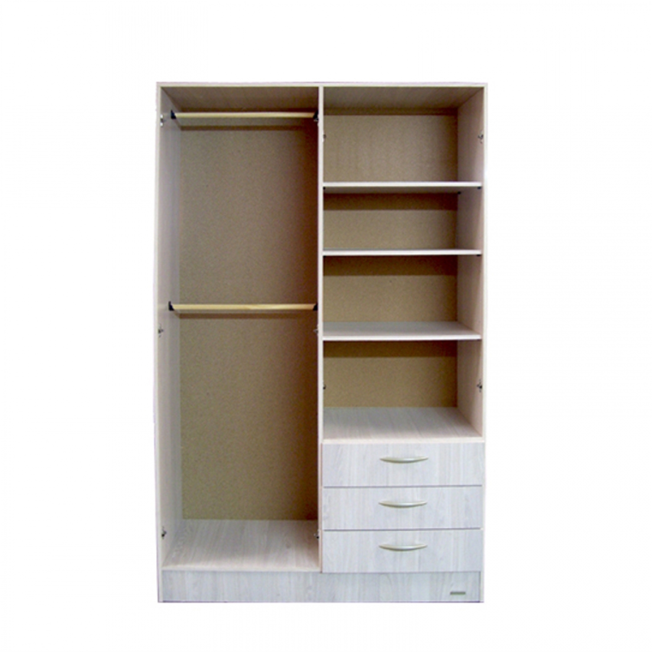 Imagen Placard Ropero Platinum 1004 1,2mts 4 Puertas Gris Andino