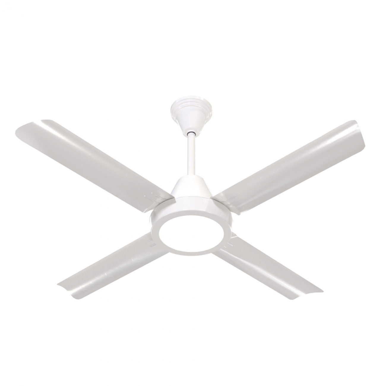 Imagen Ventilador De Techo Con Luz Severbon Vt Blanco Metal Led