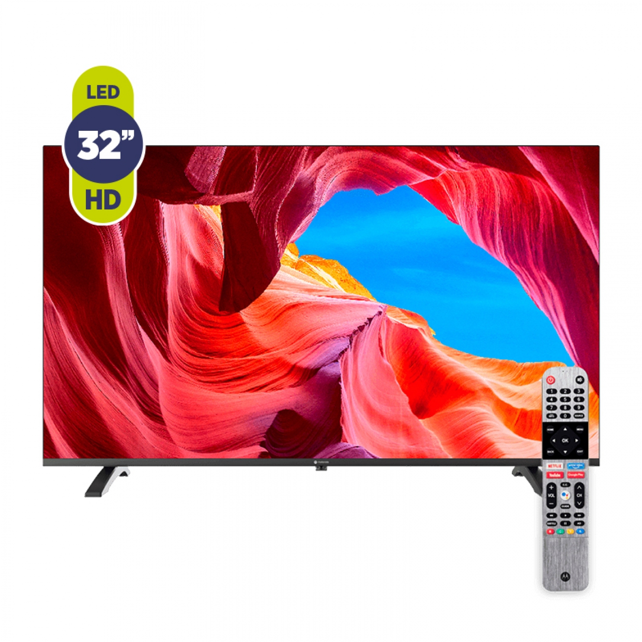 Imagen Smart Tv Led 32" Motorola Mt3200 Andrioid Tv