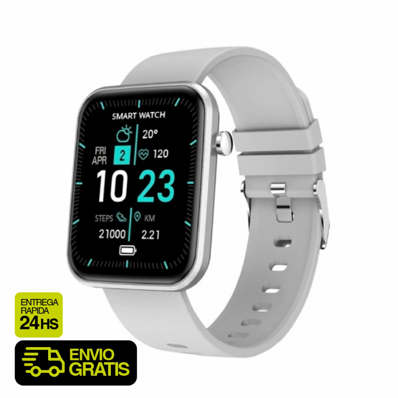 Imagen Smartwatch Foxbox Neutron 3&period;0 T&aacute;ctil Color Plata