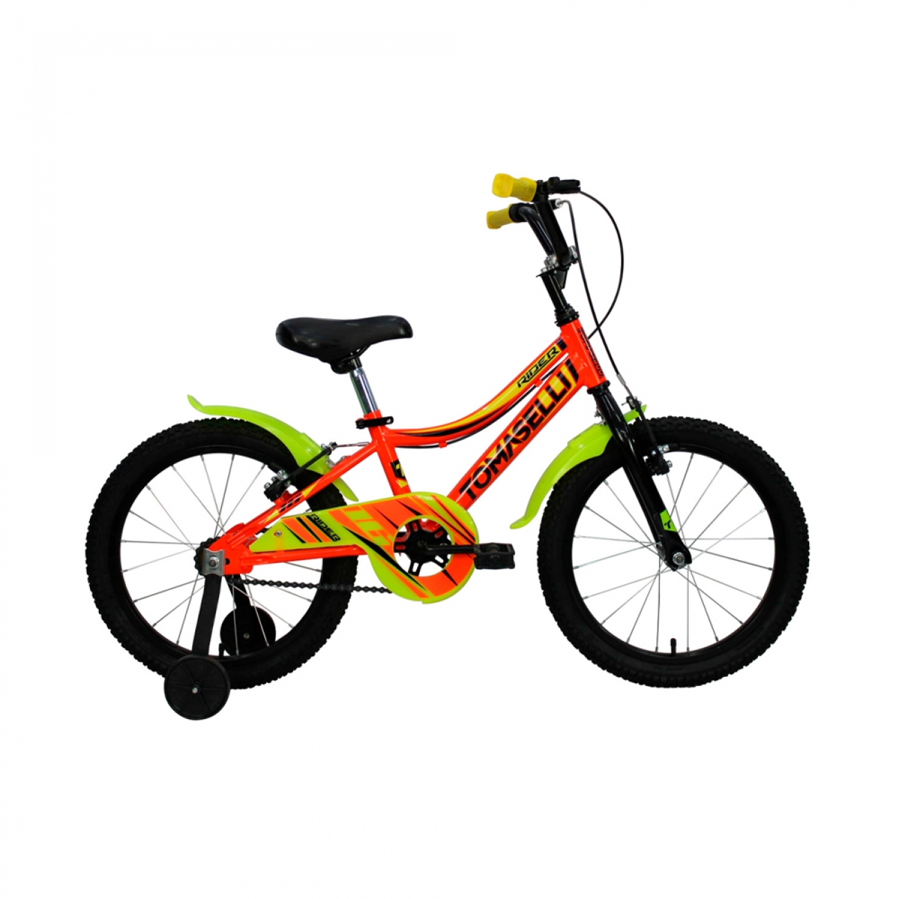 Imagen Bicicleta Para Niño Tomaselli Rider R16 Naranja/amarillo
