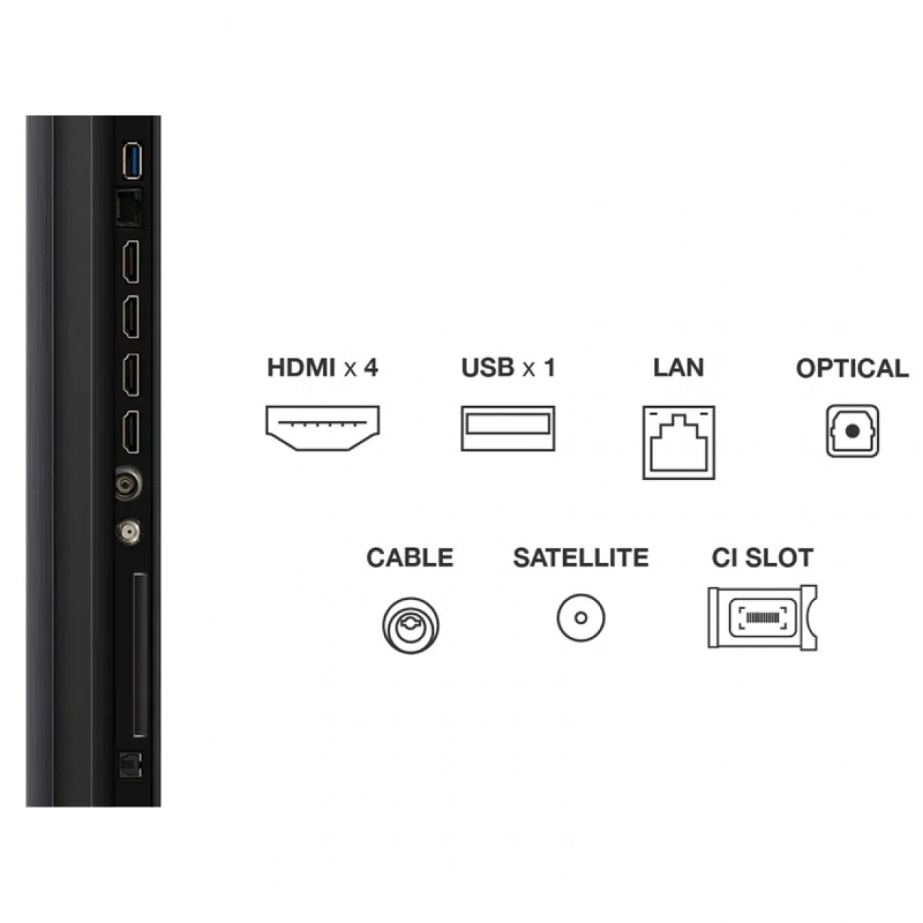 Imagen Smart Tv Led 85" Tcl 85c6k-f Qled 4k Hdmi Usb Google Tv