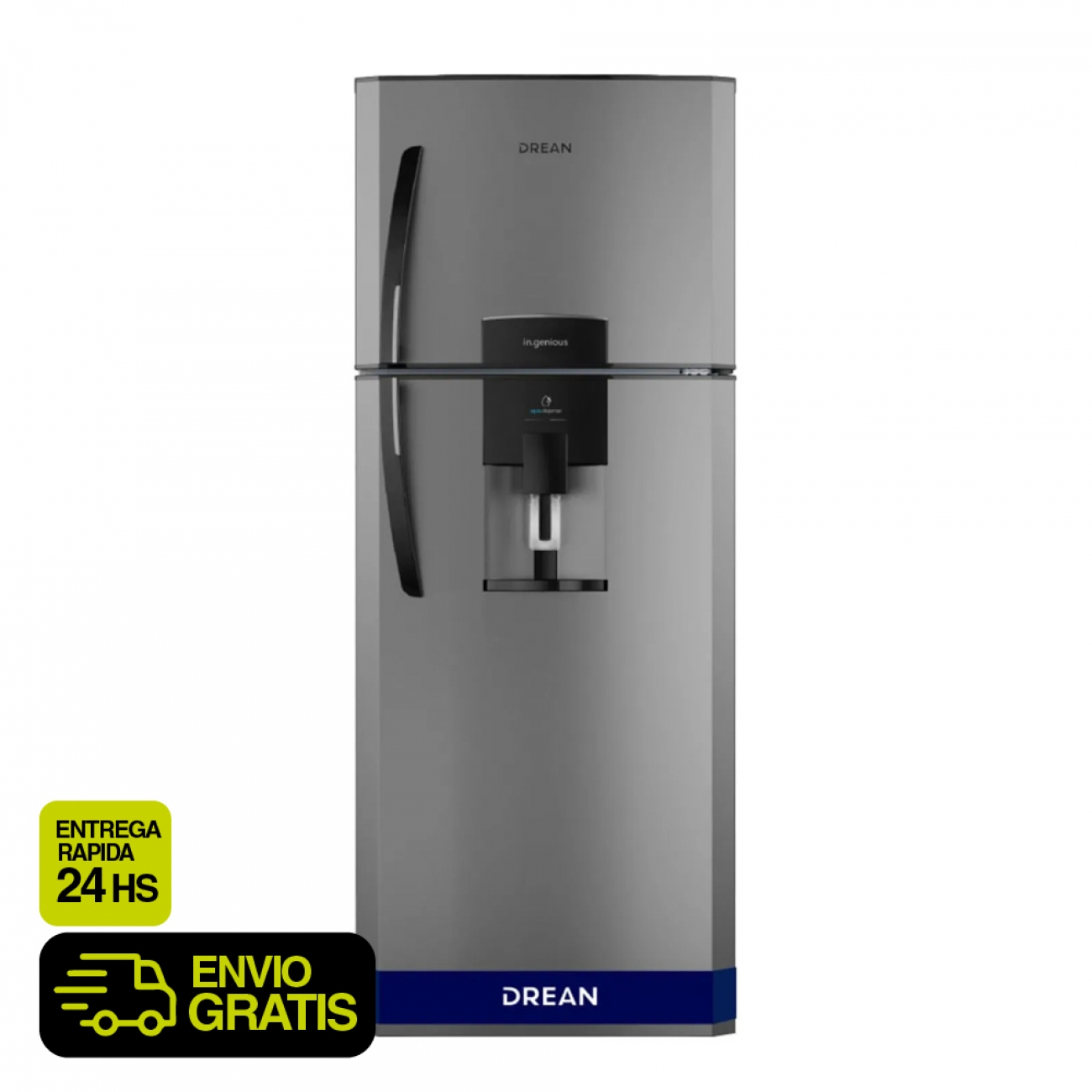 Imagen Heladera Ciclica Drean Hdr370f61e 362 Lts Dispenser