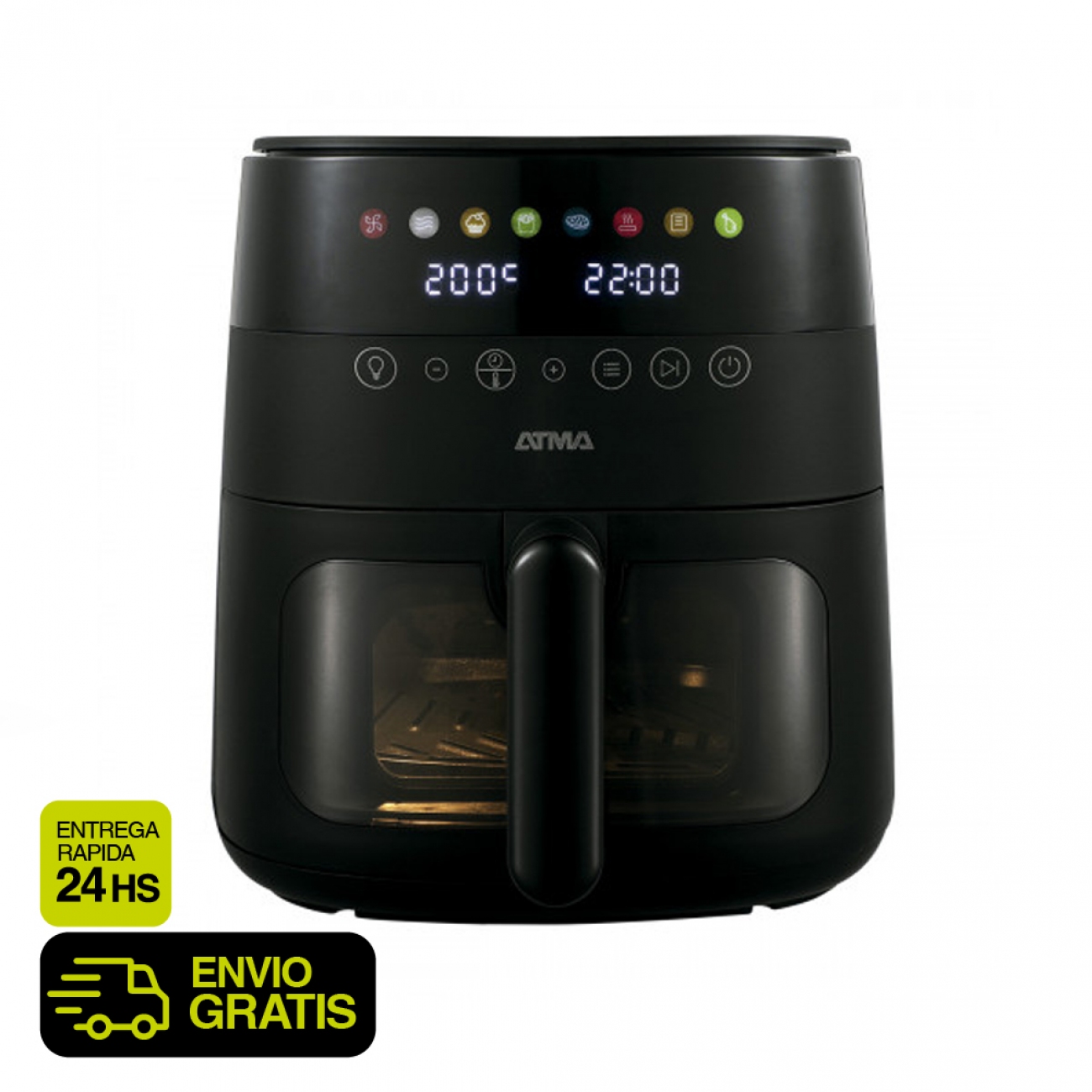 Imagen Freidora De Aire Atma 94fr248abp 1750w 8 Lts