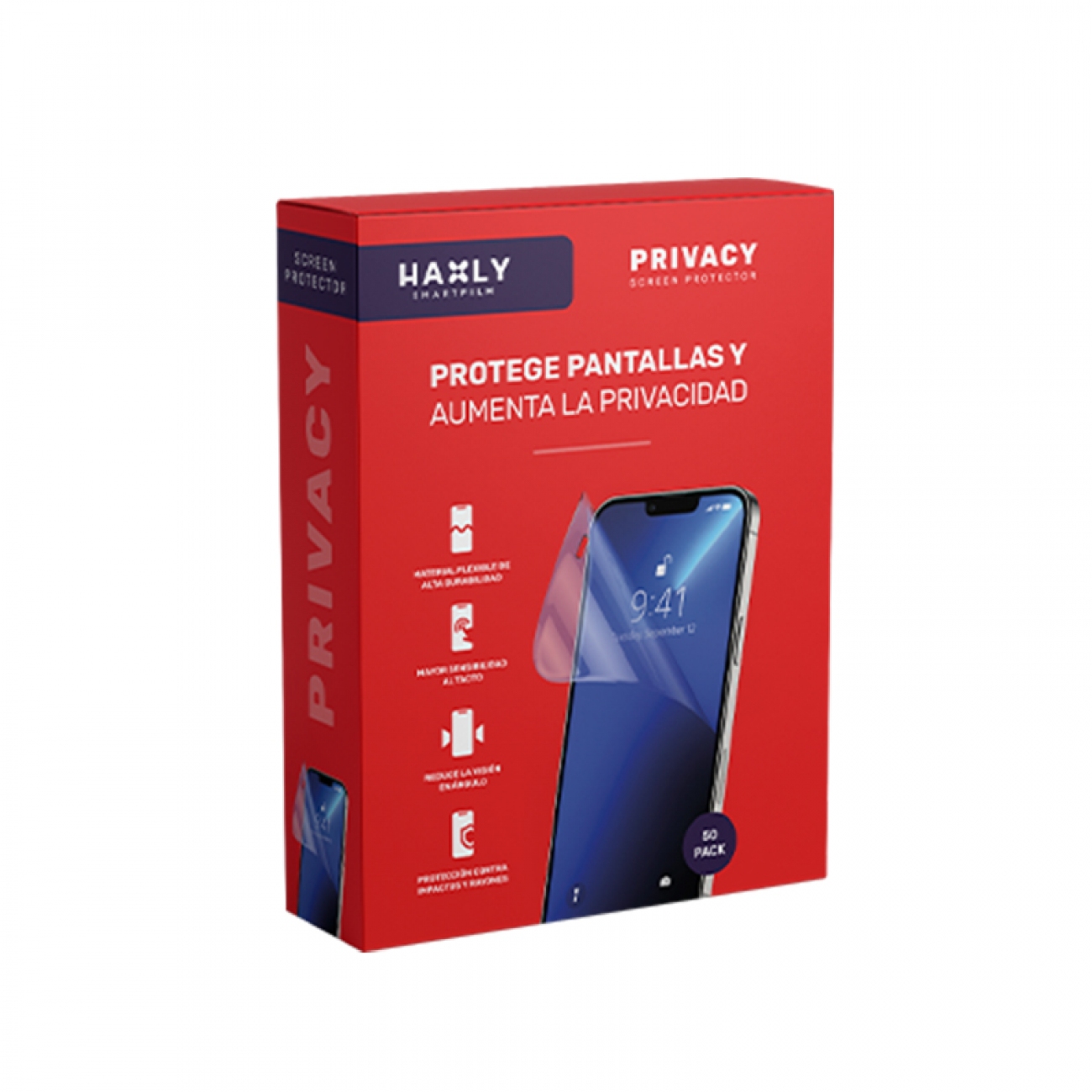 Imagen Film Para Celular Antiespia Haxly 6795 Para Varios Modelos