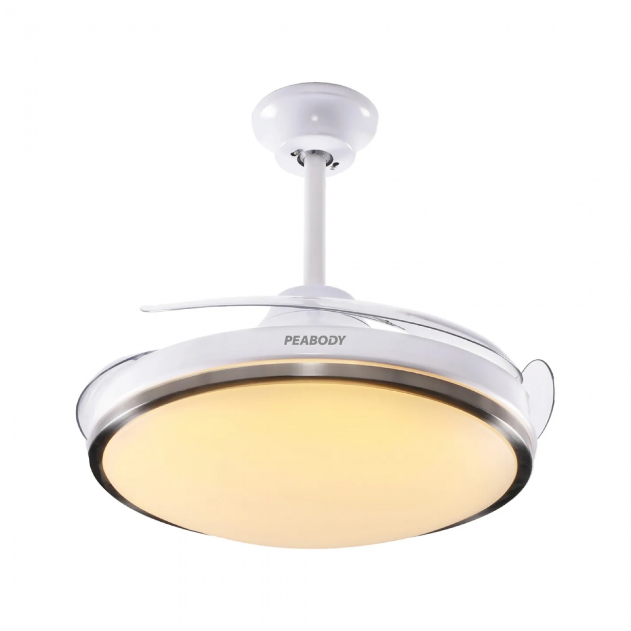 Imagen Ventilador De Techo Peabody Pe-vtrdc425b 72w Con Luz