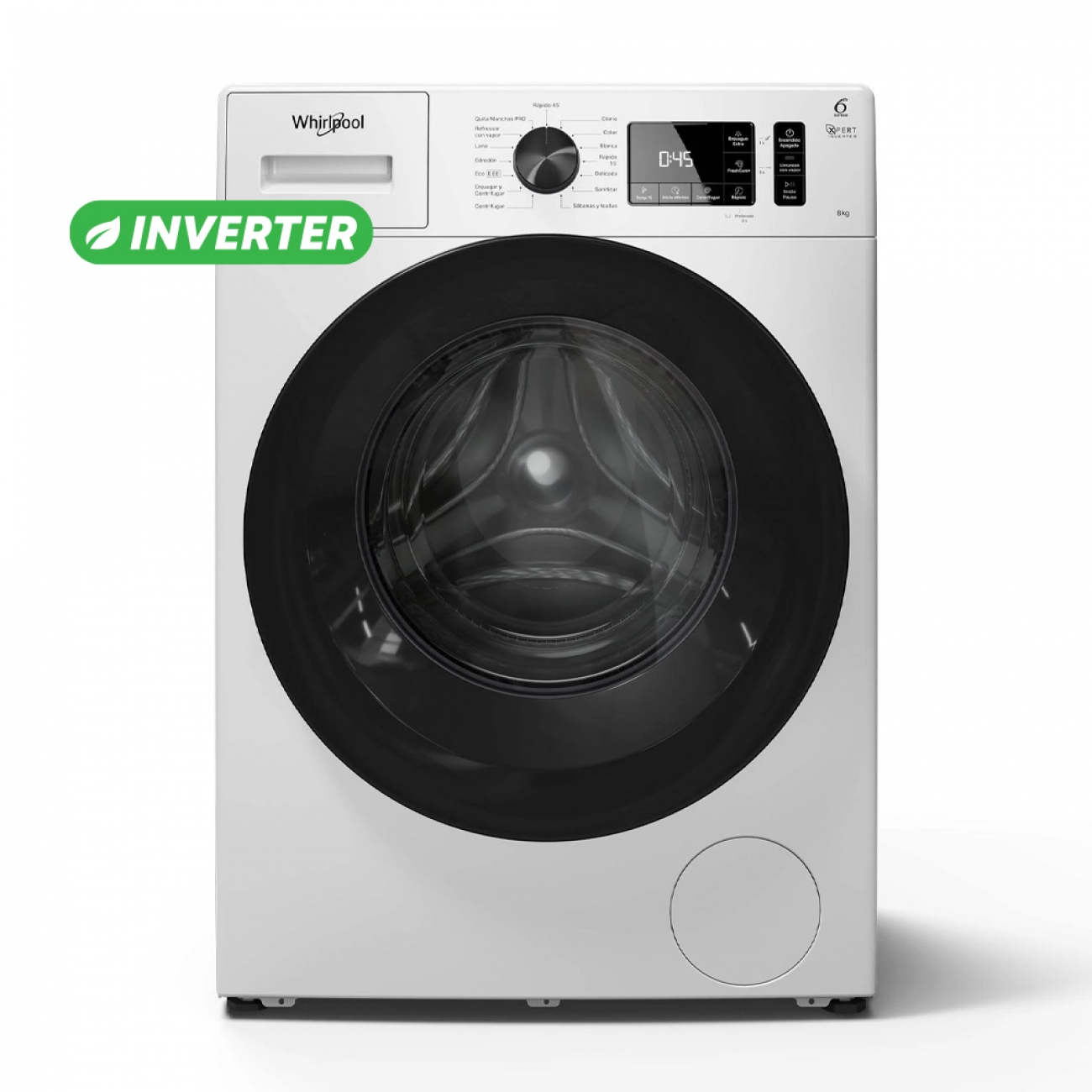 Imagen Lavarropas Automatico Whirpool Wnq80bbdna 8kg 1200 Rpm