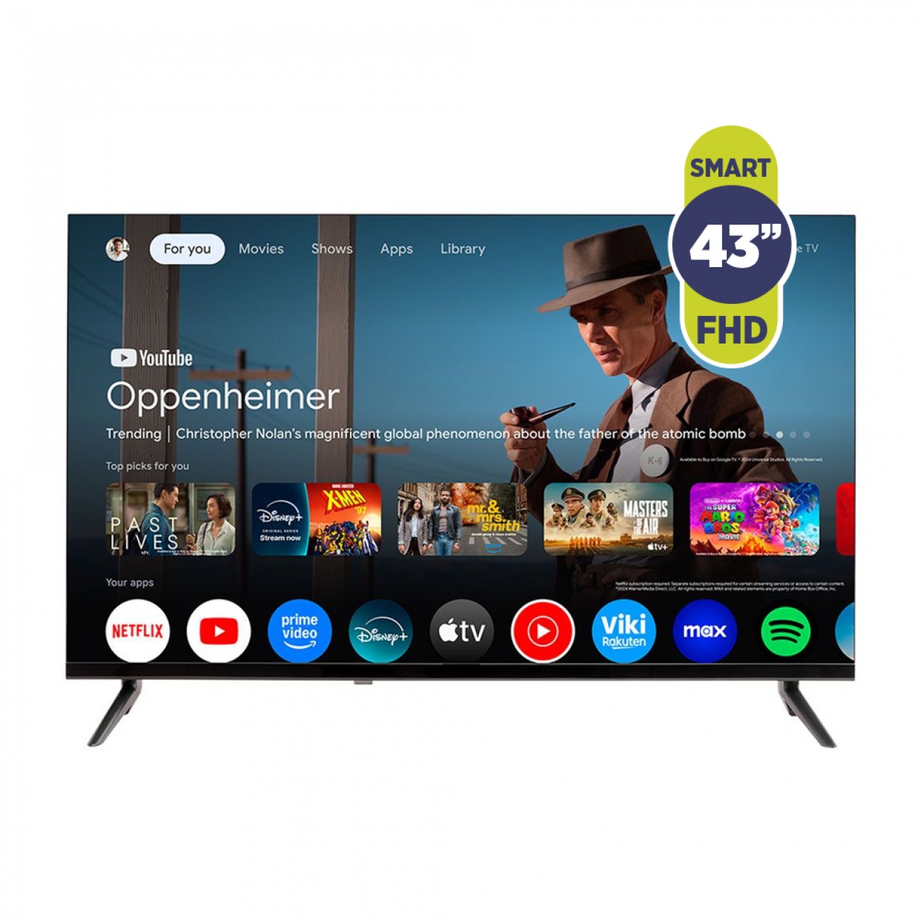 Imagen Smart Tv Led Fhd 43" Panoramic Pan-43st005-2w Whale Os