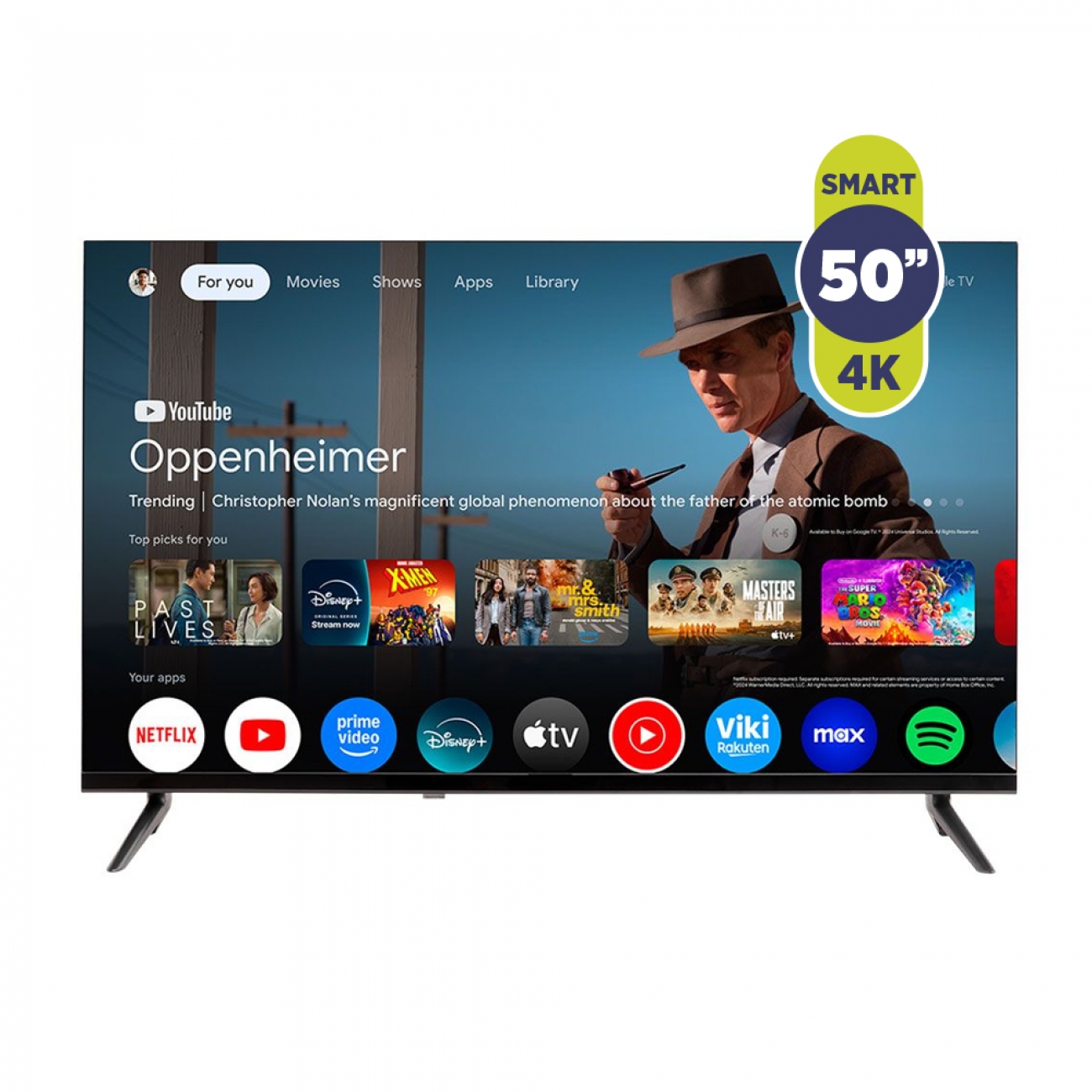 Imagen Smart Tv Led Qled 50" Panoramic Pan-50st005-2qw Whale Os