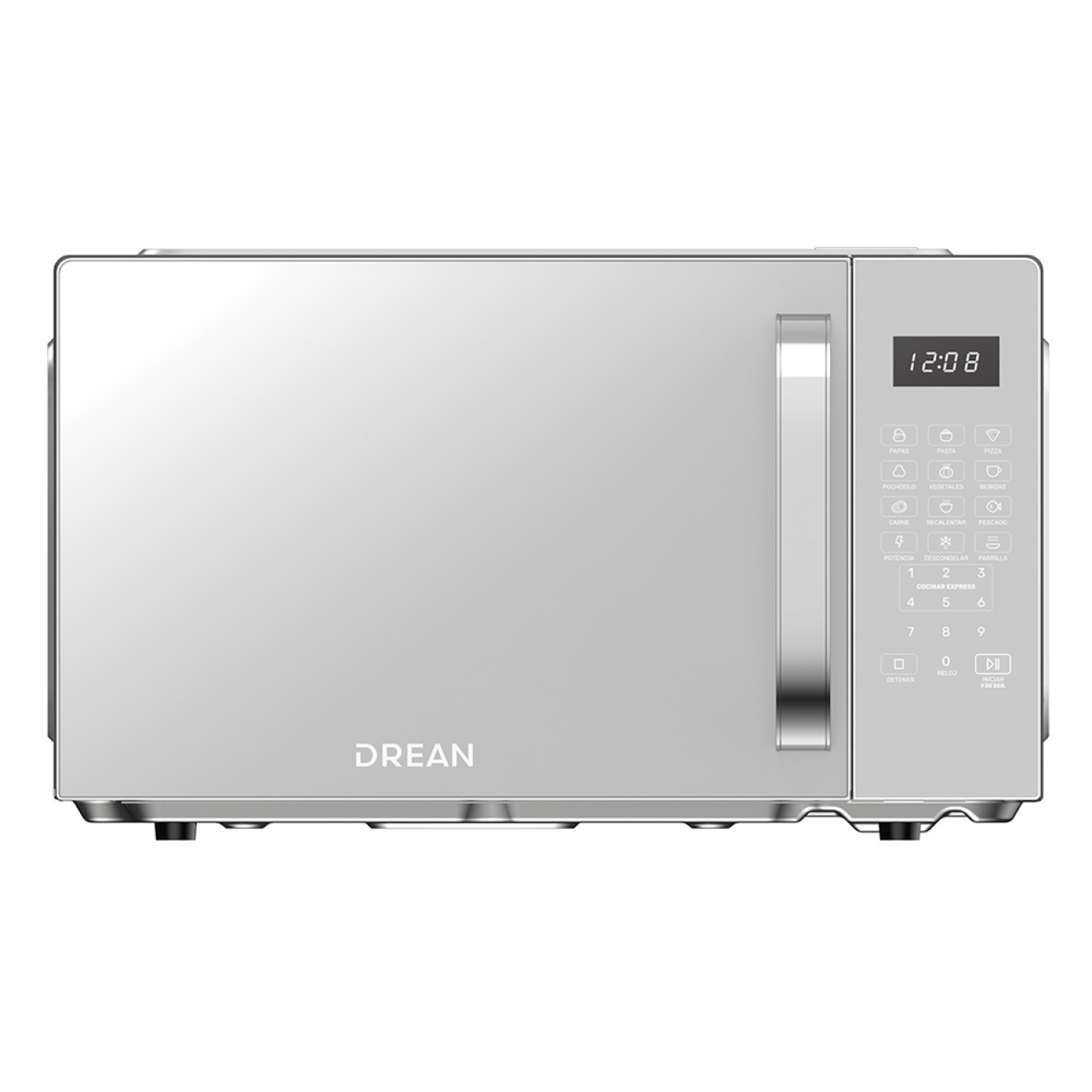 Imagen Microondas Drean Hmd30arsj0 30 Lts 1100w Digital 10 Niv