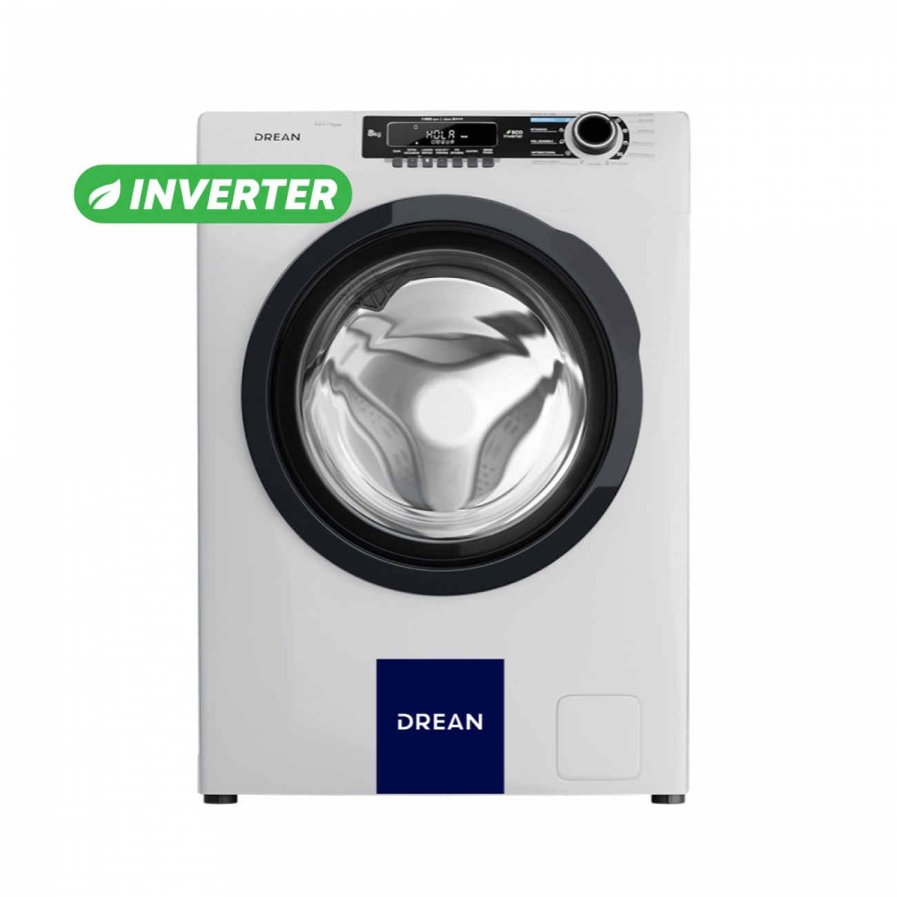 Imagen Lavarropas Autom&aacute;tico Drean Lcfdr0814sb0 8k 1400rpm Inverter