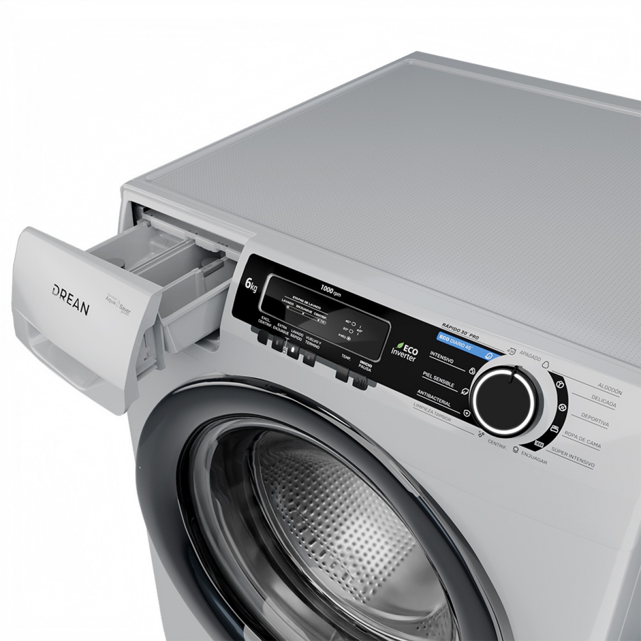 Imagen Lavarropas Autom&aacute;tico Drean Lcfdr0610lb0 6k 1000rpm Inverter