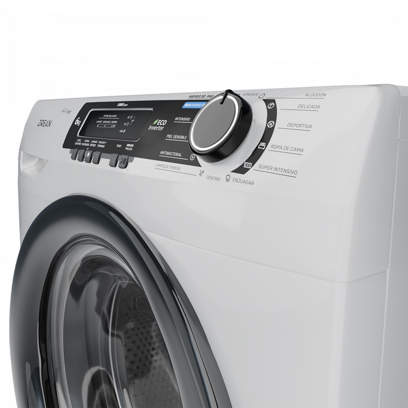 Imagen Lavarropas Autom&aacute;tico Drean Lcfdr0610lb0 6k 1000rpm Inverter