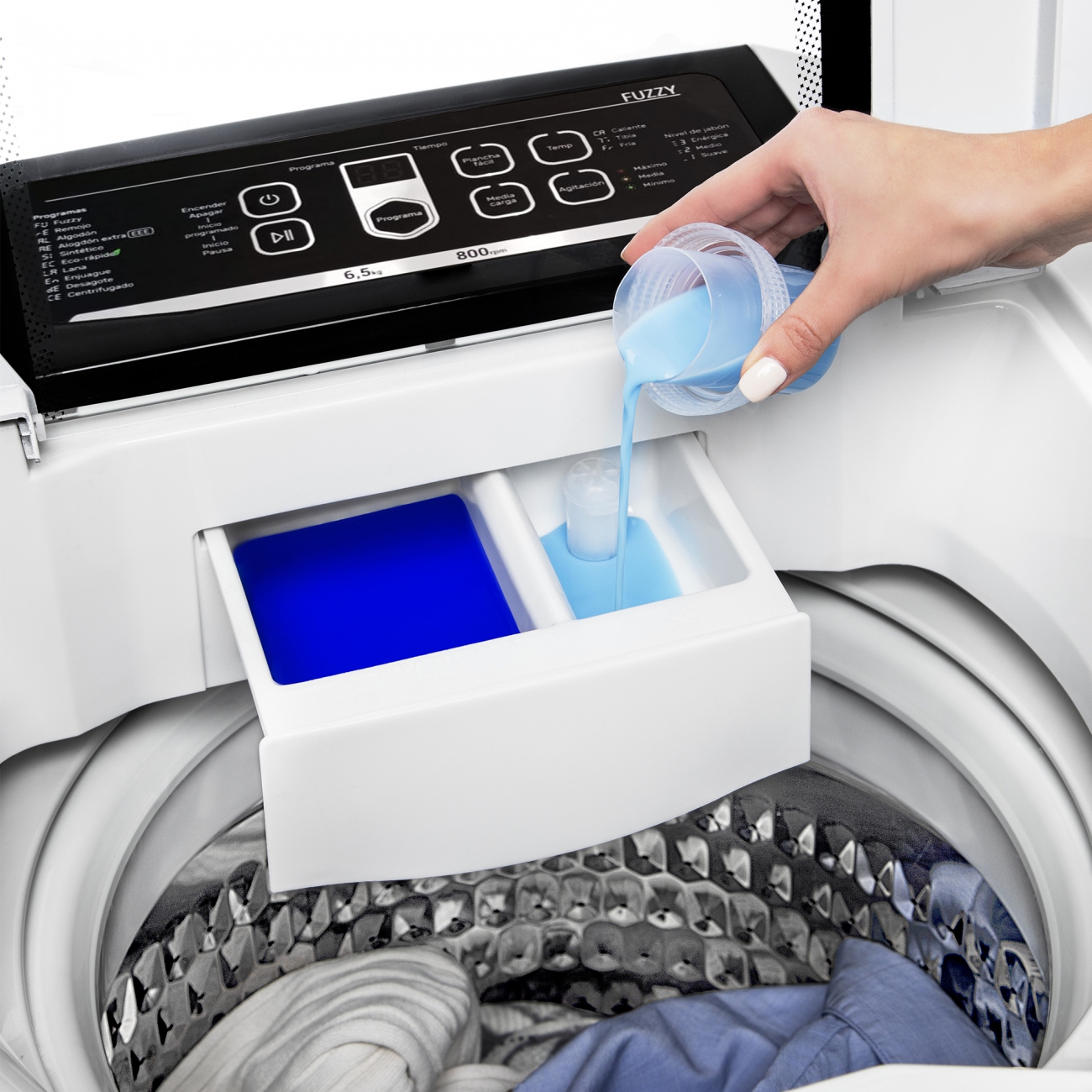 Imagen Lavarropas Autom&aacute;tico Carga Sup Drean Lsdr0680tb0 6.5kg 800r