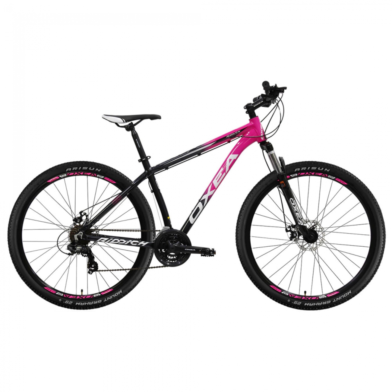 Imagen Bicicleta Oxea Rodado 29 21 Velocidades Riddich Xs Fucsia