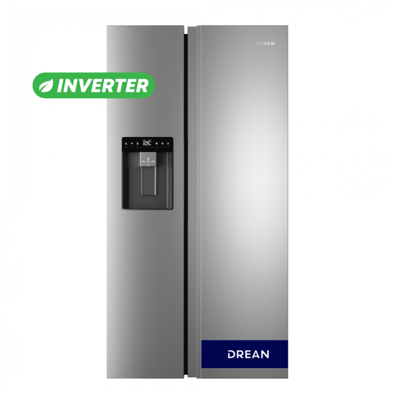 Imagen Heladera Side By Side Drean DSP610IORSS0 610L Inverter Touch