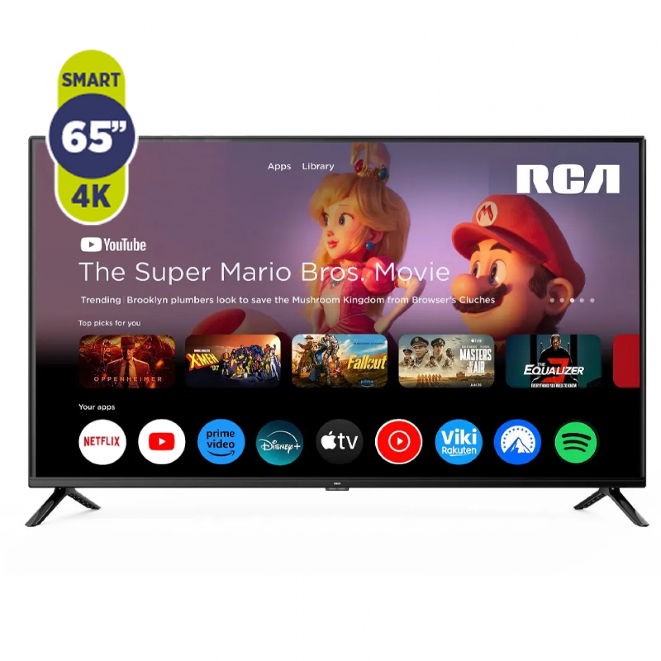 Imagen Smart Tv 65" Uhd 4k Rca C65and Google Tv Hdmi