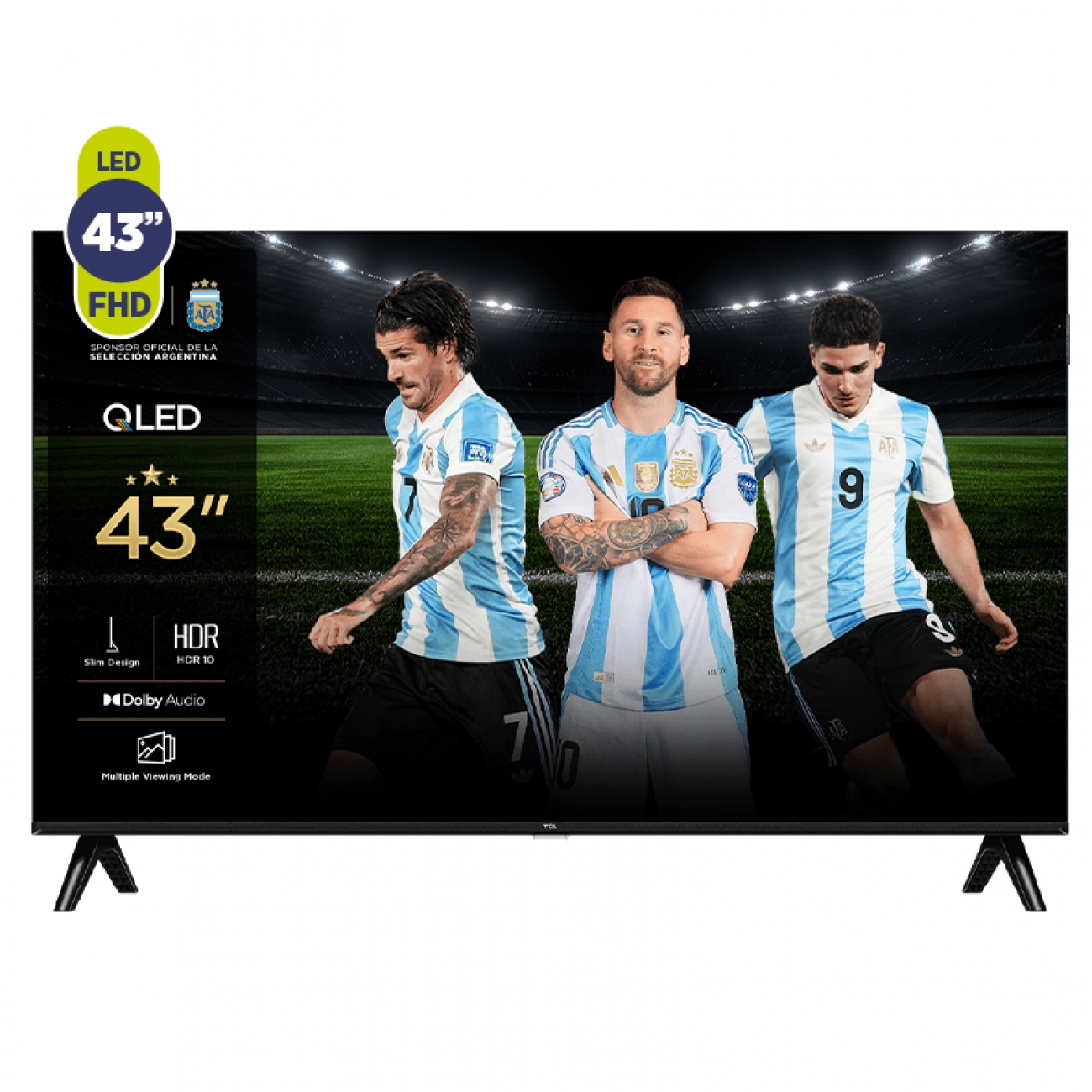 Imagen Smart Tv 43" Tcl 43s5k-b Qled Google Tv Hdmi Usb