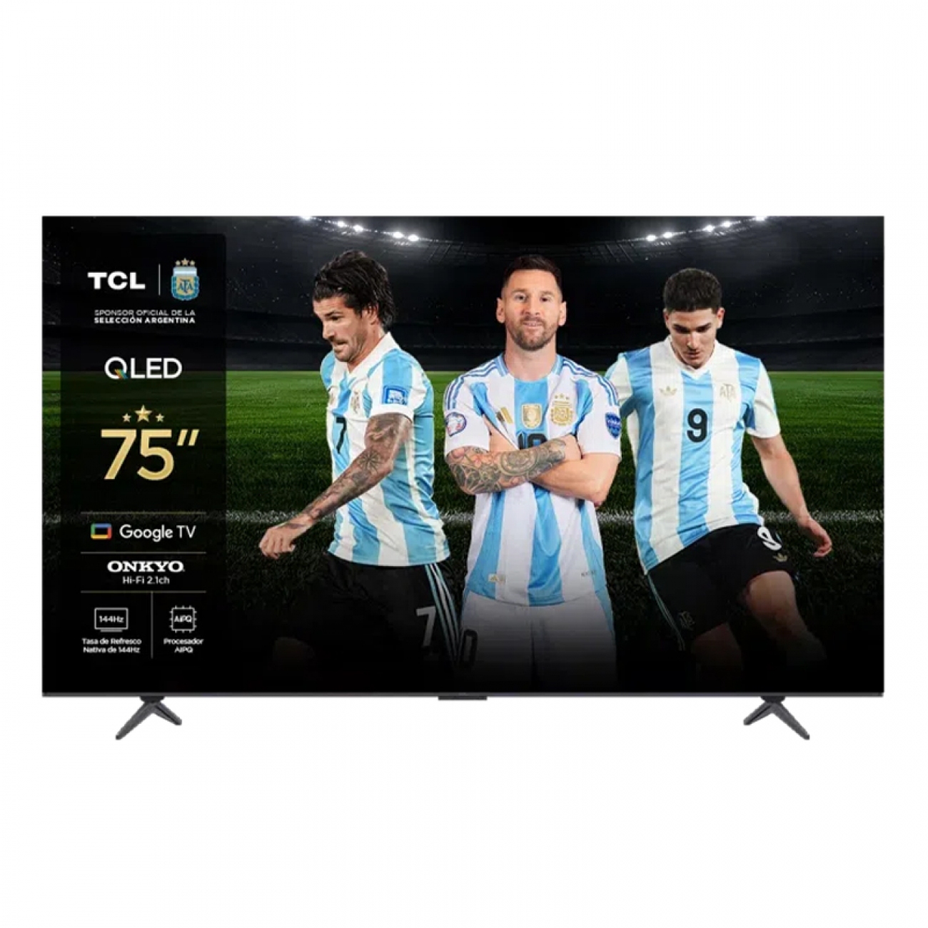 Imagen Smart Tv 75" Tcl 75p8k-b Qled Uhd Google Tv Hdmi Usb