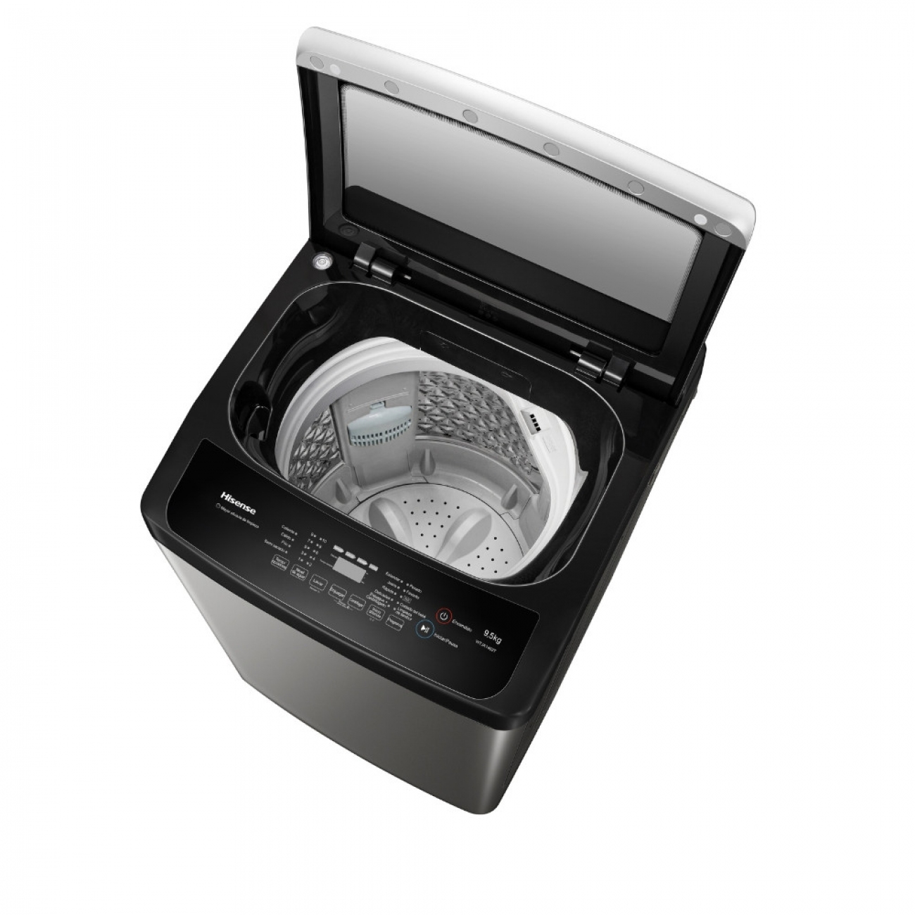 Imagen Lavarropas Hisense Wtja1402t 9.5kg 600rpm Carga Superior