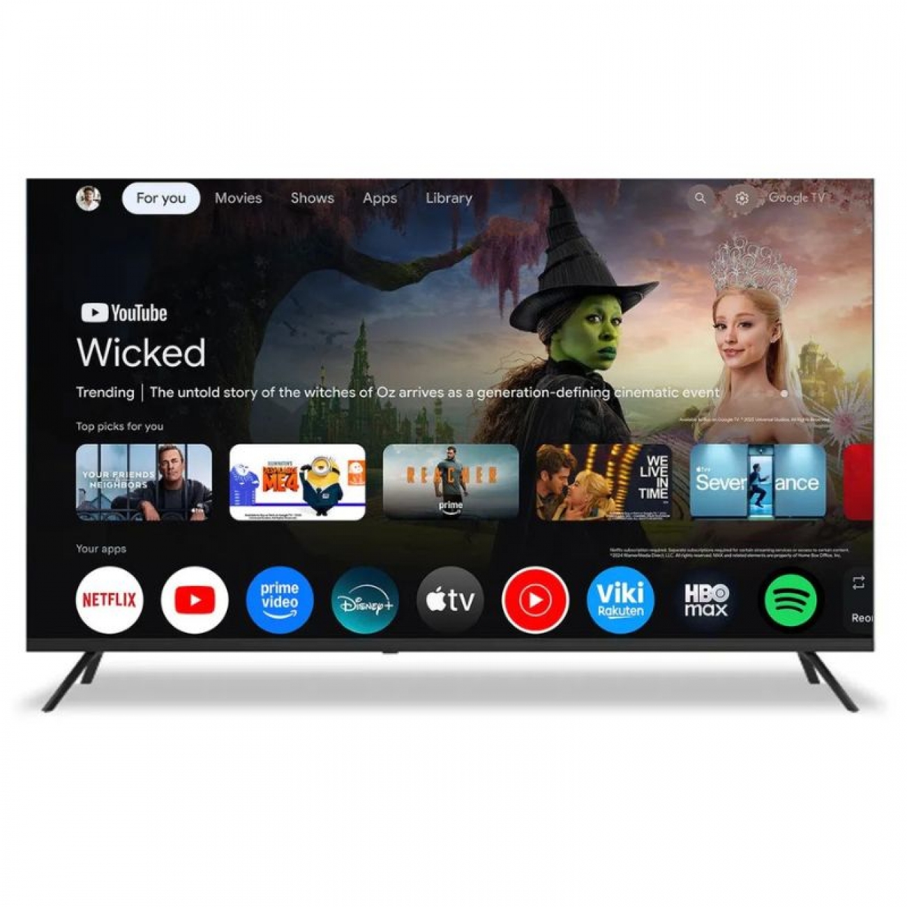 Imagen Smart Tv 50" Bgh B5026ug6g Uhd 4k Google Tv Hdmi Usb