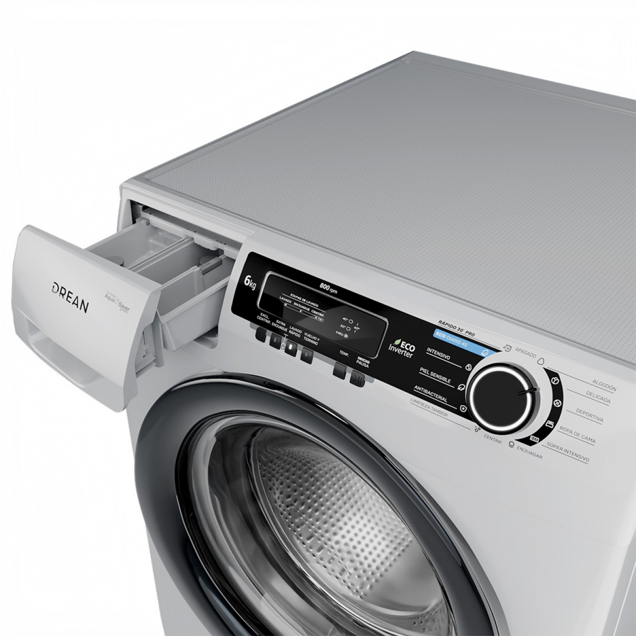 Imagen Lavarropas Automático Drean Lcfdr0608Lb0 6Kg 800Rpm Inverter