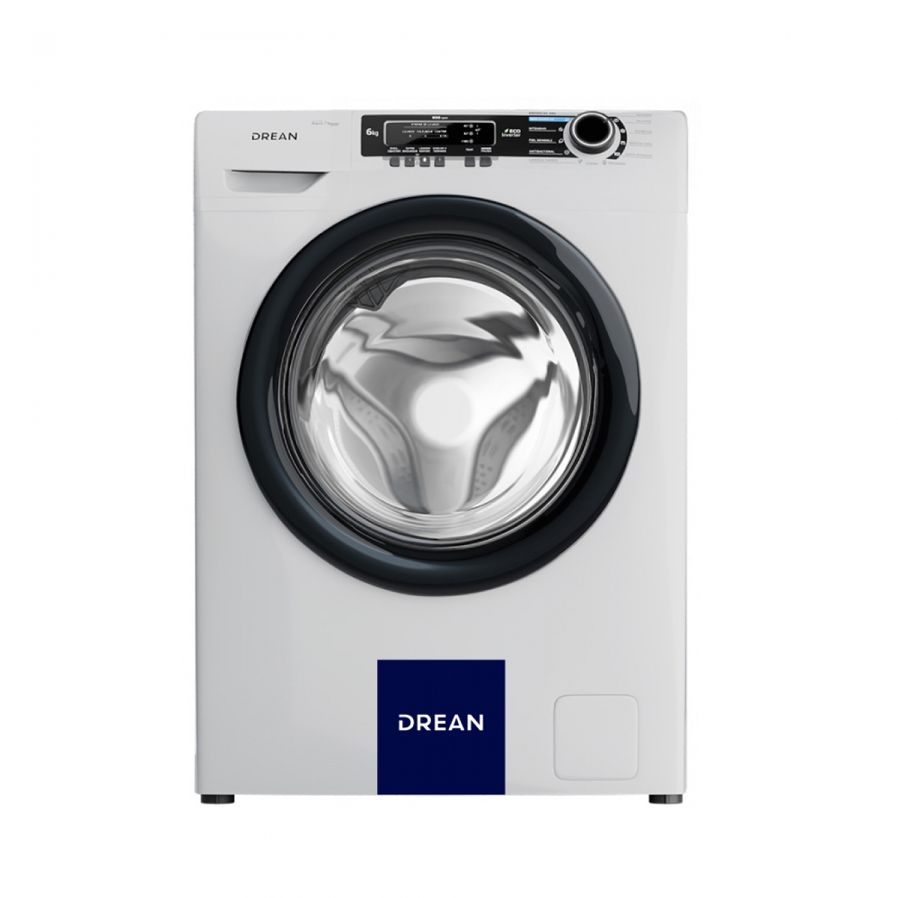 Imagen Lavarropas Automático Drean Lcfdr0608Lb0 6Kg 800Rpm Inverter