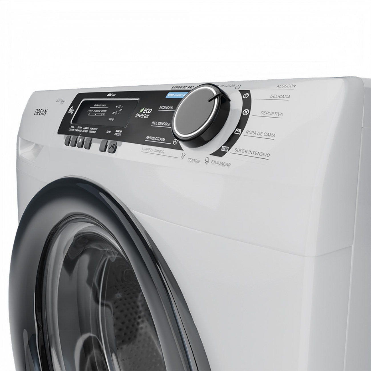 Imagen Lavarropas Automático Drean Lcfdr0608Lb0 6Kg 800Rpm Inverter