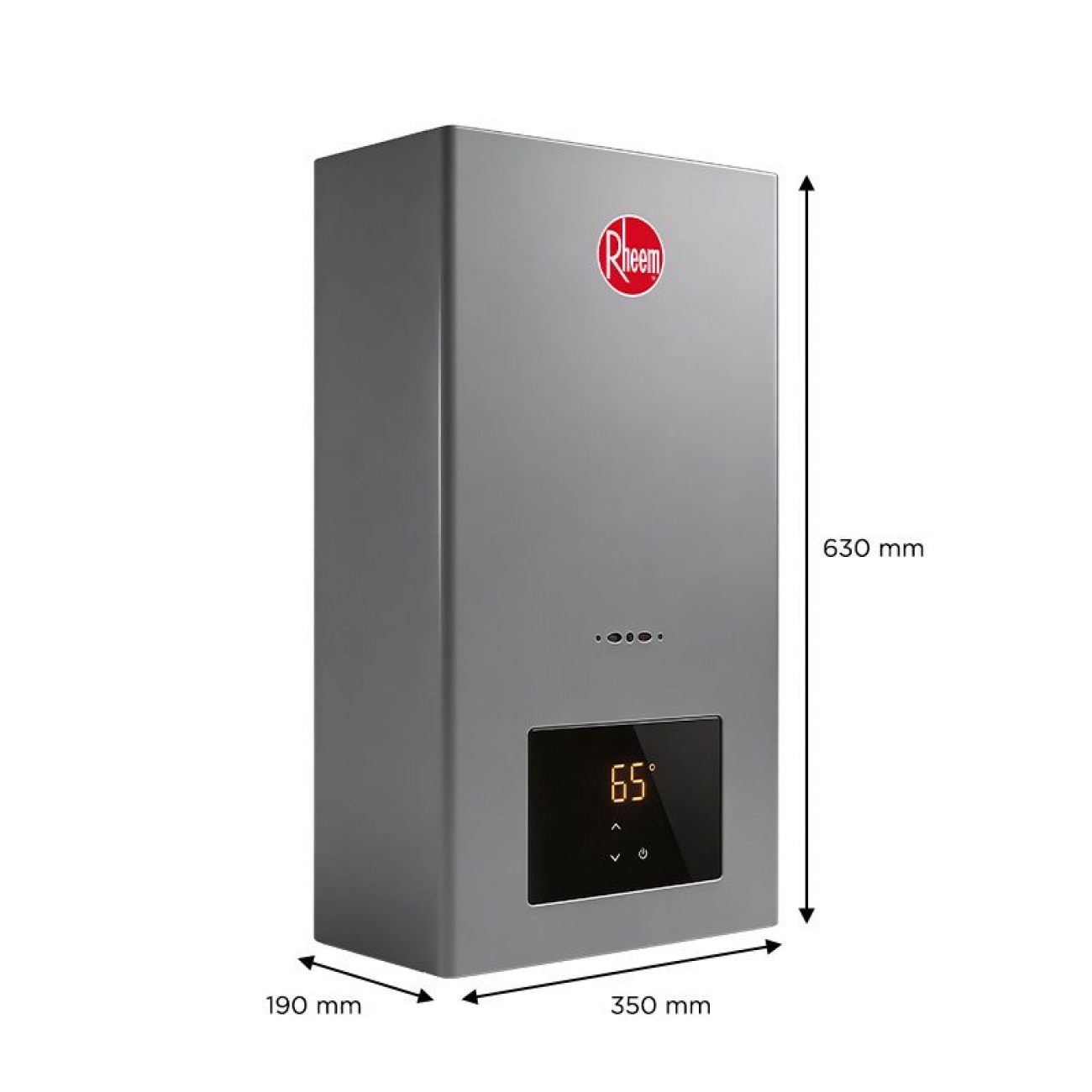 Imagen Calef&oacute;n A Gas Natural Tn Rheem R7 14lts Gris