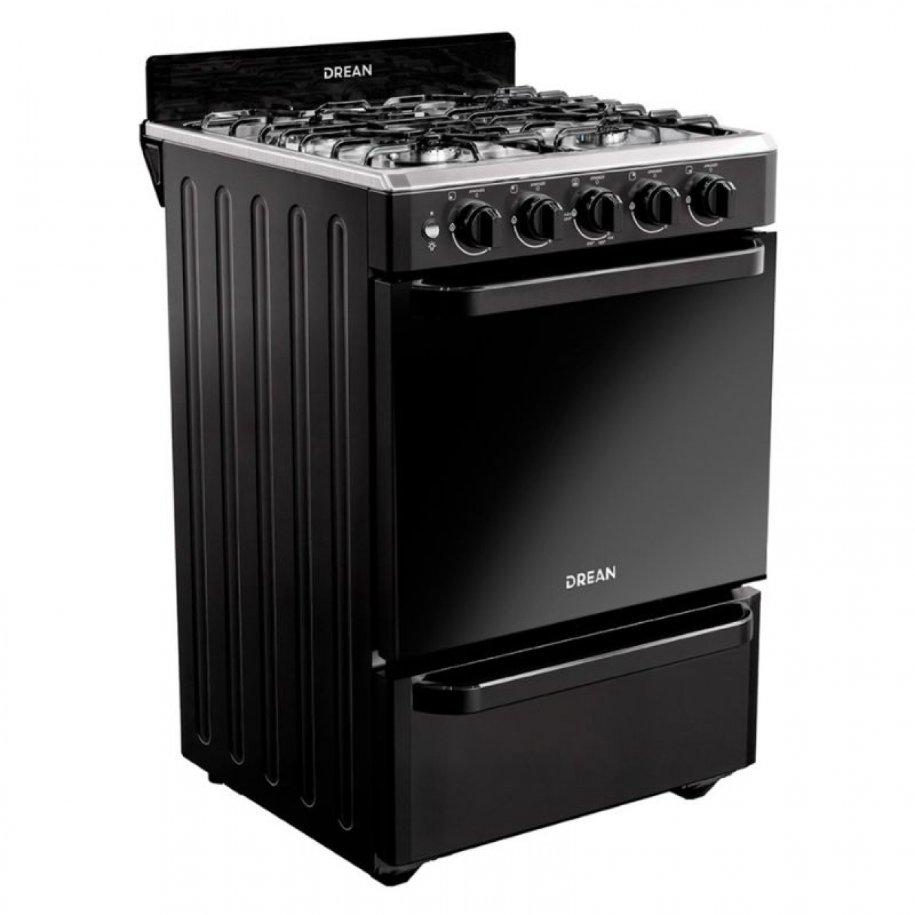 Imagen Cocina Drean CD5603ANO 4 Hornallas 56 Cm