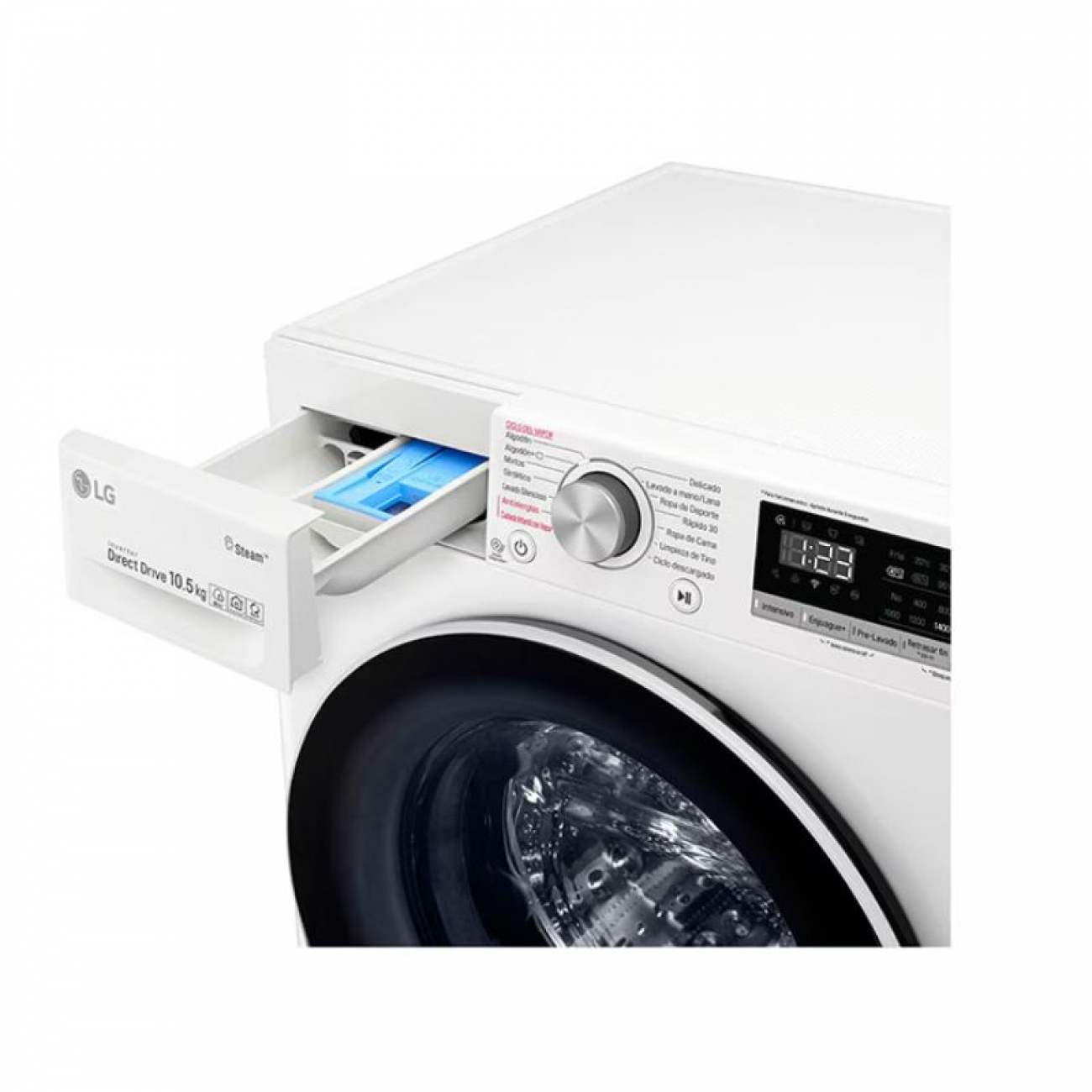 Imagen Lavarropas Autom Inverter Lg Wm12bvc4s6 12k 1400rpm Blanco