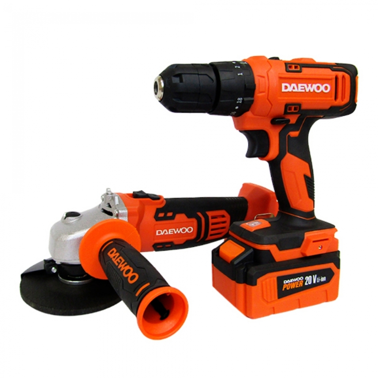 Imagen Amoladora Angular&plus;Taladro a Bater&iacute;a Daewoo Bateria Cargador