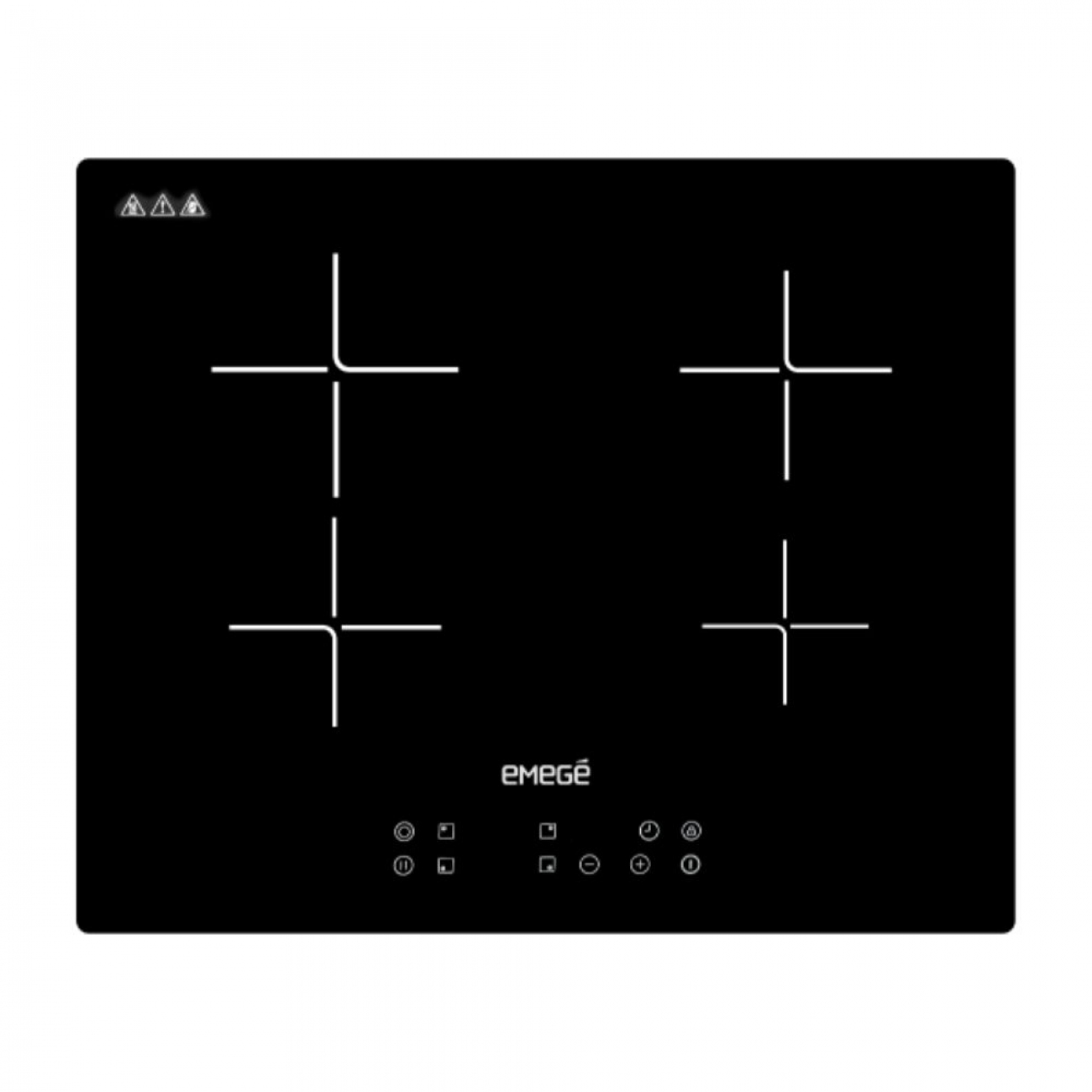 Imagen Anafe Electrico Empotrable Emege Ec460-6802 Vitroceramico 4h
