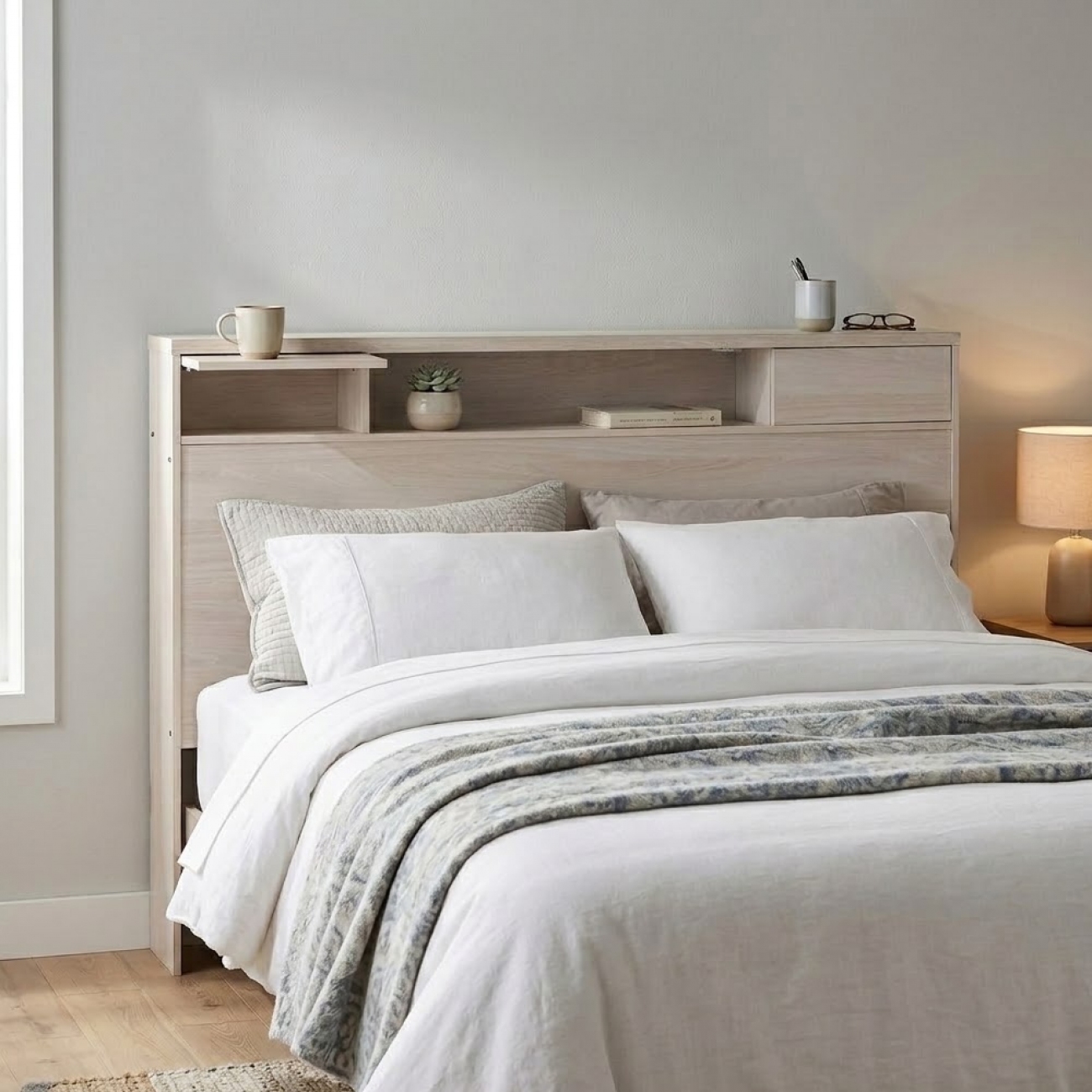 Imagen Respaldo Cama Sommier Platinum 955 2 Plazas Gris