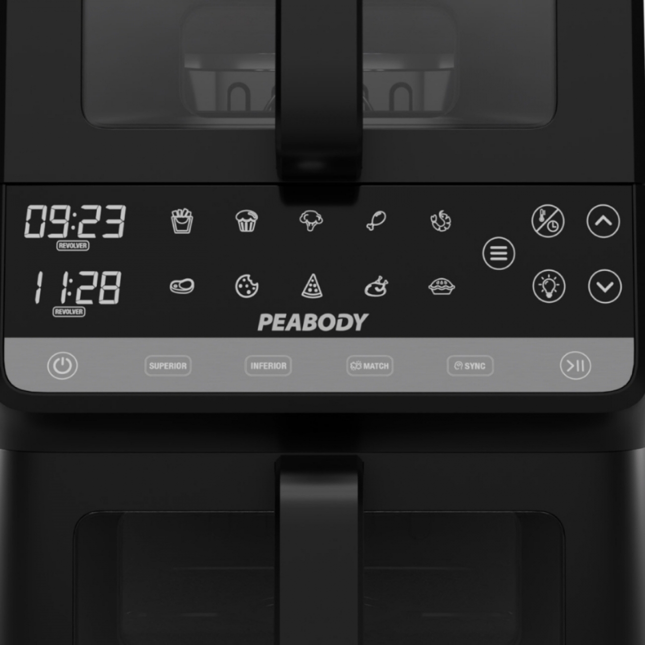 Imagen Freidora De Aire Peabody PE-AFDL104N 10Lts 2000W
