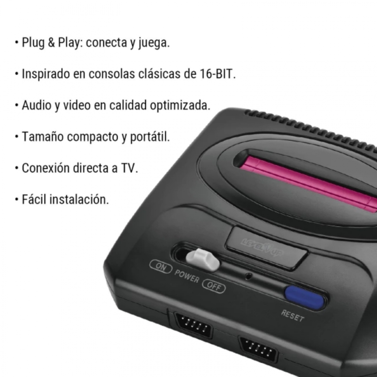 Imagen Consola Level Up Super Drive Mini Joysticks Inalambricos