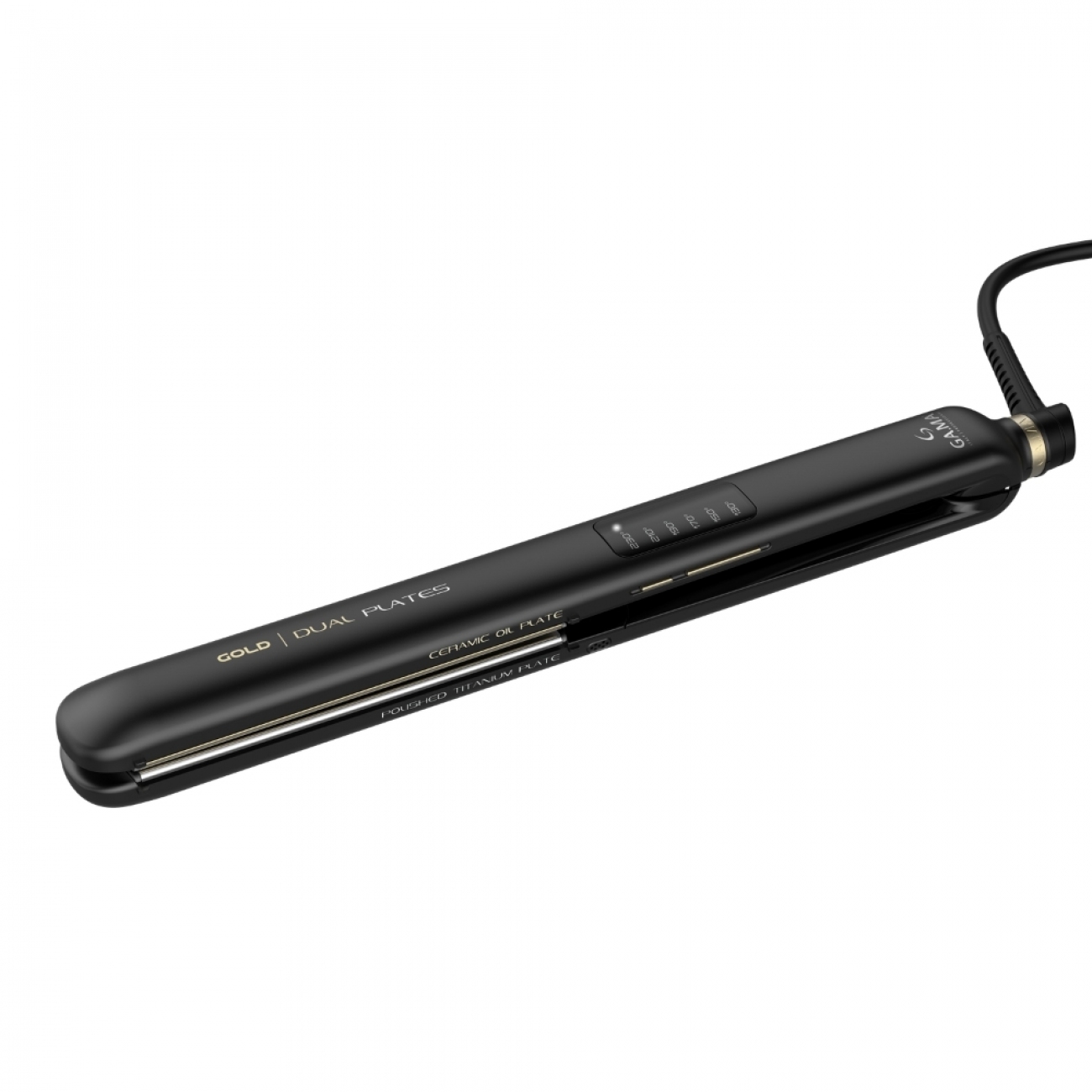 Imagen Planchita De Pelo GAMA CP14 Gold LED Dual ION