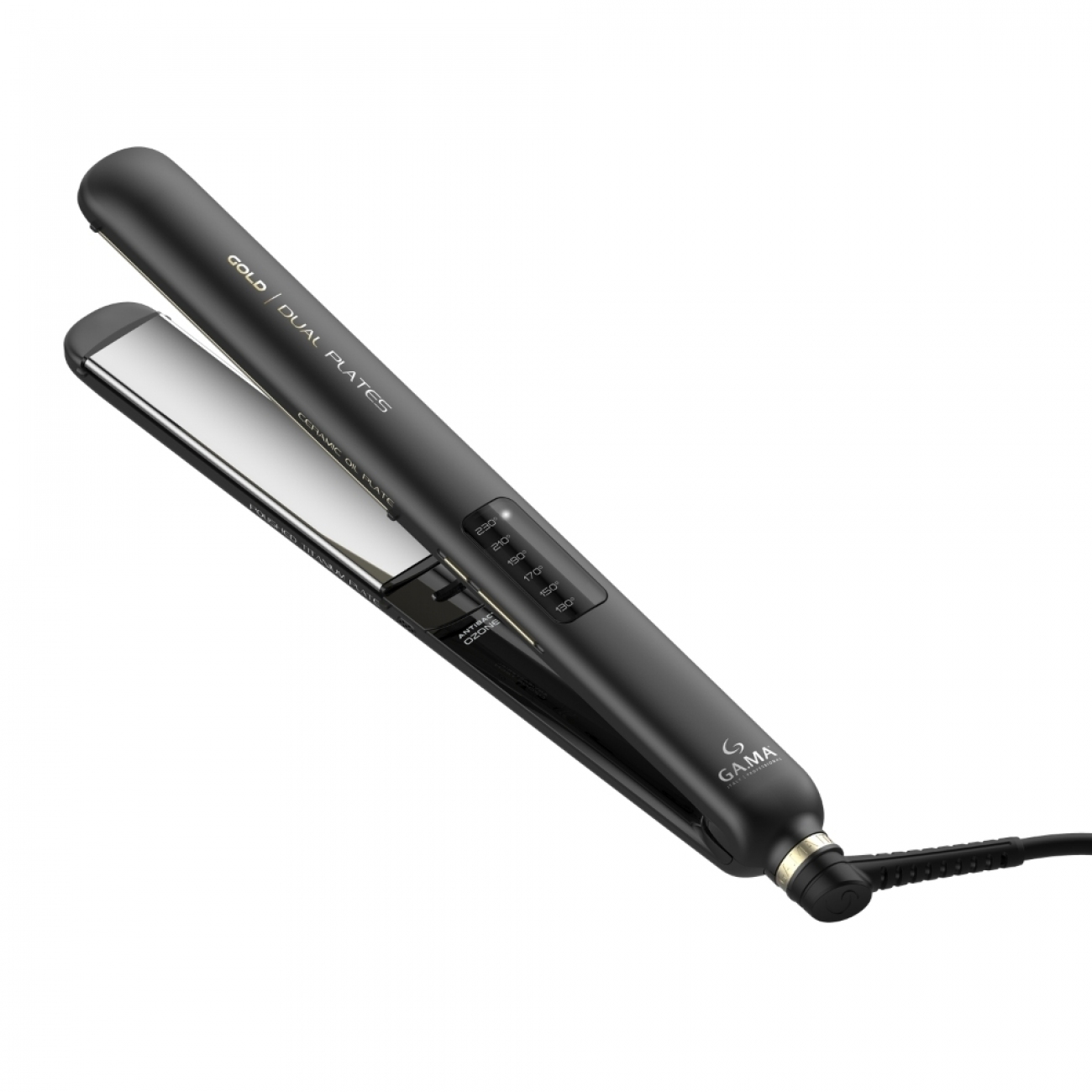 Imagen Planchita De Pelo GAMA CP14 Gold LED Dual ION