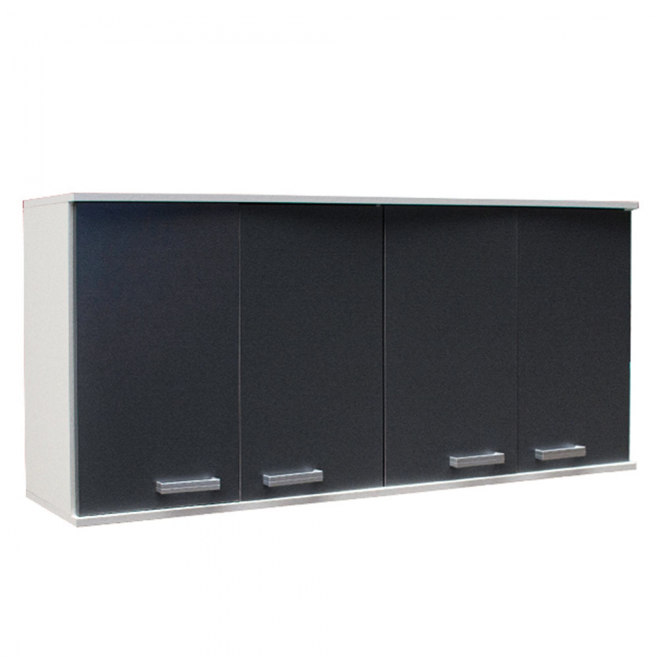 Imagen Alacena Platinum 3043 4 Puertas Blanco/Gris Grafito