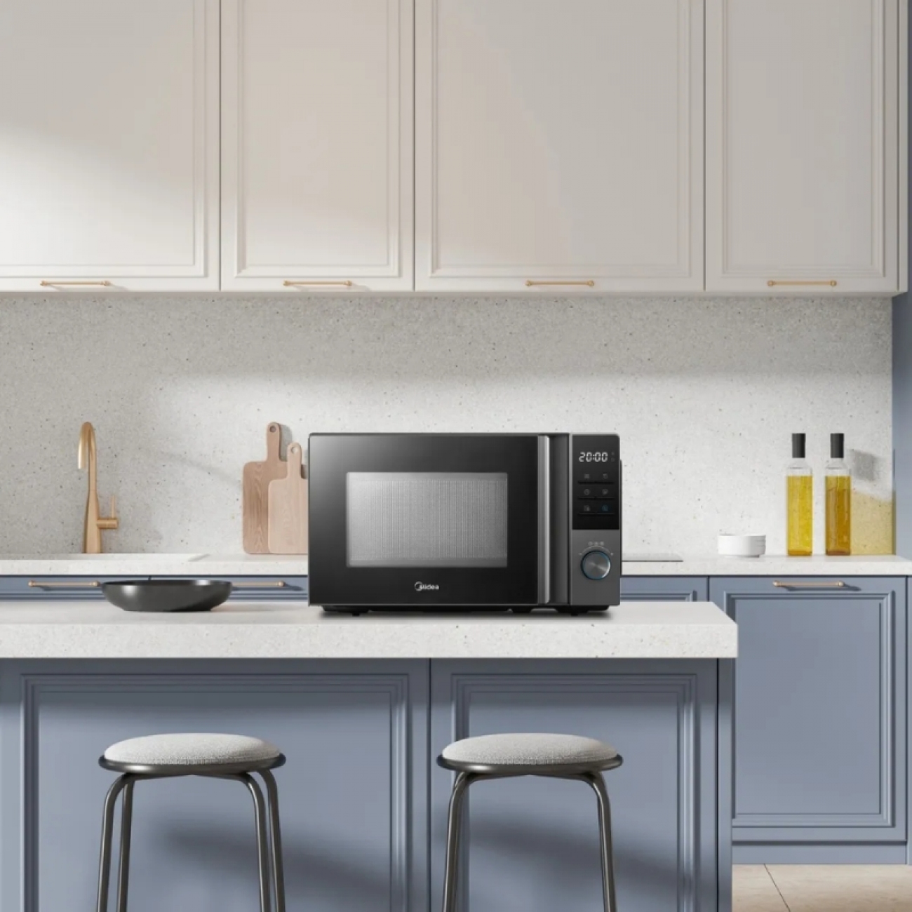 Imagen Microondas Con Grill Midea MW-DN120GAR1 20Lts 700W