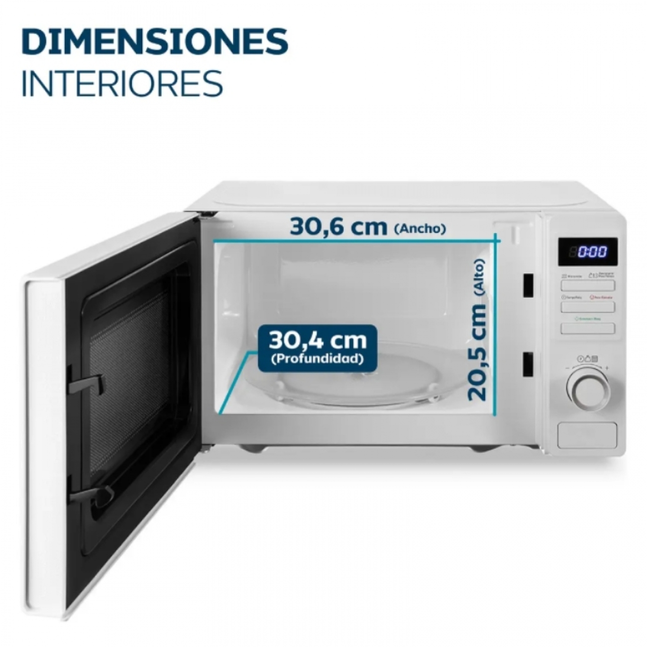 Imagen Microondas Philco MPHDW20UAN 20Lts Digital 700W