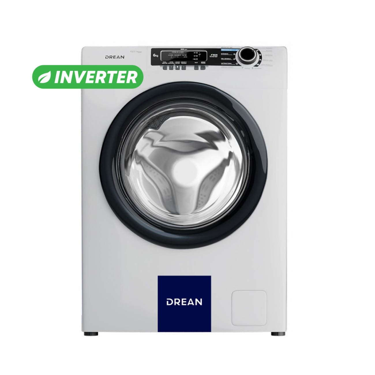 Imagen Lavarropas Autom Inverter Drean LCFDR0608LB01 6Kg 800RPM