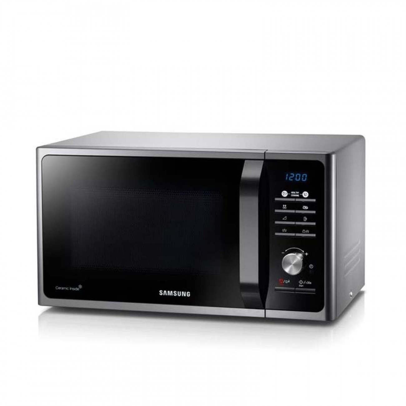 Imagen Microondas Con Grill Samsung Mg23f3 23 Lts Silver